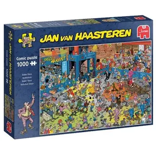 Jumbo Spiele 1119801837 Jan van Haasteren Roller Disco 1000 Teile Puzzle