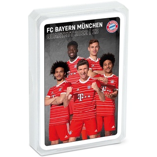 FC Bayern München Unisex Jugend 31297 Kartenspiel, Weiss, M