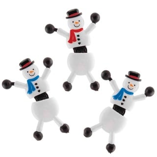 Wandkrabbler "Schneemann" (pro Set 6) Mitgebsel