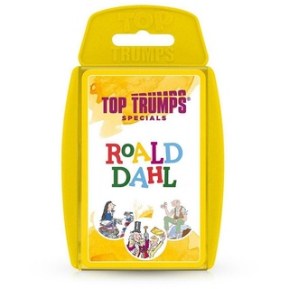 Winning Moves Spiel, Kartenspiel Top Trumps - Roald Dahl (englisch), englische Ausgabe gelb