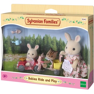 Sylvanian Families 5040 Babys Fahr und Spiel-Set - Puppenhaus Spielset