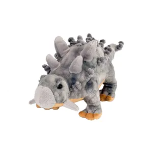 Wild Republic Dinosaur Mini Ankylosaurus, Dinosaurier, Mädchen und Jungs Geschenk, Schmusetier für Babys, Nachhaltiges Kuscheltier mit Einer Füllung aus recycelten Wasserflaschen, 25 cm