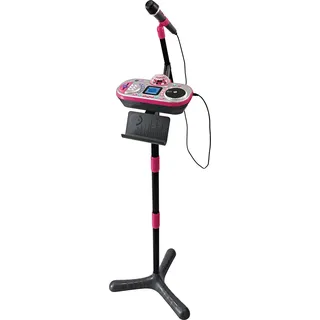 VTech Kidi Super Star DJ Studio pink – 10-in-1 Karaokespielzeug mit Mikrofon, abnehmbarem DJ-Mischpult und vielen Effekten zum Bearbeiten der Musik – Für Kinder von 6-12 Jahren