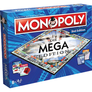 WINNING MOVES Monopoly - Mega 2Nd Edition Refres Gesellschaftsspiel Mehrfarbig