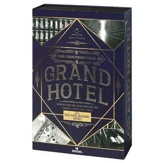 MOS90354 - Das geheimnisvolle Grand Hotel, Brettspiel, 3-8 Spieler, ab 12 Jahren (DE-Ausgabe)