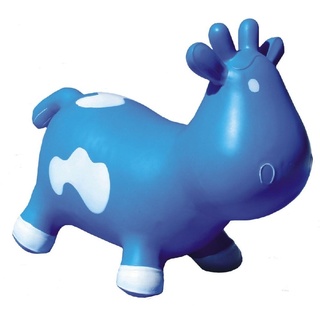 Hüpftier / Hüpfkuh / Hüpfspielzeug - Betsy the Cow für drinnen und draußen inkl. Luftpumpe