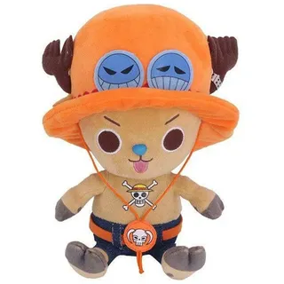 SAKAMI 448/85053 One Piece - Chopper X Ace-Plüsch, Plush Figur, Toy-20cm-original & lizensiert, Mehrfarbig