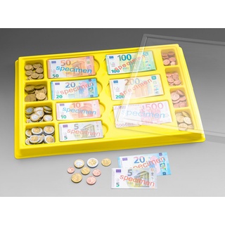Wissner® aktiv lernen Lernspielzeug »Geldkassette 130 Scheine + 160 Münzen« (291-St), RE-Plastic® ; Aus 100% recyceltem Papier