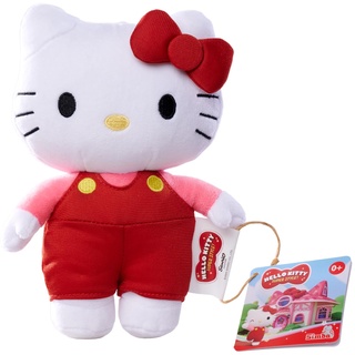 Simba Hello Kitty Plüschtier, 20 cm, Hello Kitty Super Style, 4 Modelle, offizielles Lizenzprodukt, 1 Stück, zufällige Auswahl, geeignet für alle Altersgruppen (109280150)