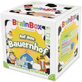 Brain Box 94911 Auf dem Bauernhof, Lernspiel, Quizspiel für Kinder ab 4 Jahren