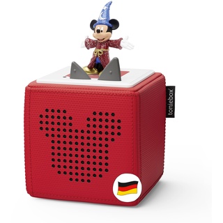 tonies Limited Edition Disney Toniebox inkl. Disney Fantasia – Audioplayer für Hörbücher und Lieder, einfach zu bedienende kabellose Musikbox BZW. Lautsprecher, 7 Std. Akku