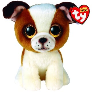 Ty Beanie Boos - Boo Bulldogge Hugo - 15 cm, Braun, 2009297