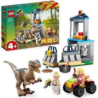 LEGO® Konstruktionsspielsteine Flucht des Velociraptors (76957), LEGO® Jurassic Park, (137 St), Made in Europe bunt