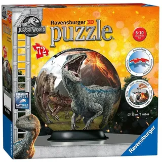 Ravensburger 3D Puzzle 11757 - Puzzle-Ball Jurassic World - Puzzle-Ball für Dinosaurier-Fans ab 6 Jahren / Ravensburger Spieleverlag / Sonstige