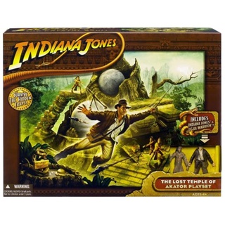 Hasbro Indiana Jones - Kingdom of The Crystal Skull/Königreich des Kristallschädels - The Lost Temple of Akator Play Set - incl. Indiana Jones & Ugha Warrior