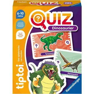 Ravensburger Spiel tiptoi® Quiz Dinosaurier, Kinderspiel, Made in Europe; FSC® - schützt Wald - weltweit bunt