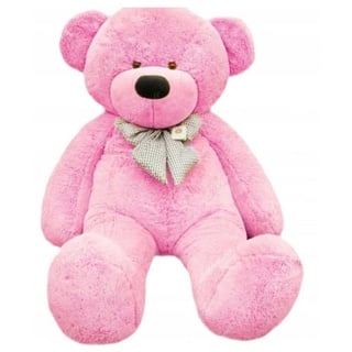 XXL Teddybär Kuschelbär rosa 130 cm Plüschbär Kuscheltier super soft - Rosa