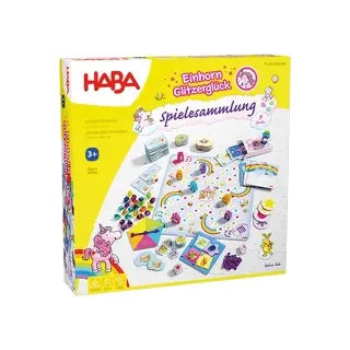 HABA - Einhorn Glitzerglück - Spielesammlung