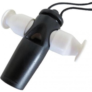 keepdrum SW-01 Sambapfeife inkl. Trageband Samba Pfeife Whistle 6 cm, Mikrofon