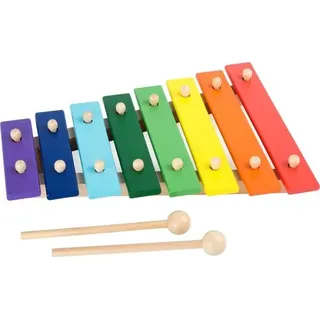 Small foot 4619 - Xylophon Kunterbunt, Kinder-Musikinstrument, Holz, 30x22cm