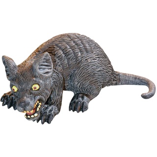 Gruselige Ratte Latexfigur 32cm Zubehör für Fasching