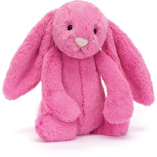 Bashful Hot Pink Bunny Medium - L: 9 cm x l: 12 cm x h: 31 cm