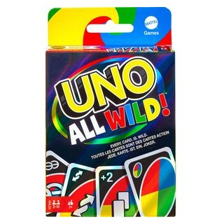 Mattel Kartenspiel HHL33, Uno All Wild, ab 7 Jahre, 2-10 Spieler