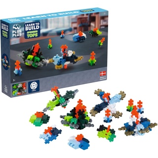 Plus Plus Bausteine - Puzzle Ab 5 Kreisel | 3D-Puzzle Kinder | Konstruktionsspielzeug Ab 5 | Lernspiele Ab 5 Jahre | Building Blocks | Hoogar Konstruktionsspielzeug