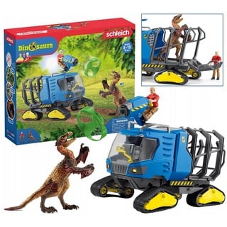 Sarcia.eu Spielfigur Schleich Dinosaurus - Dinosaurier-Erkundungsfahrzeug, Kinderfiguren 4+