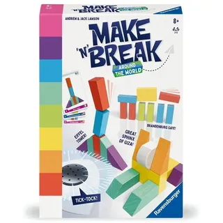 Ravensburger Verlag GmbH Spiel RAV22473 - Make n Break Around the World (DE), Familienspiel, Familienspiel bunt