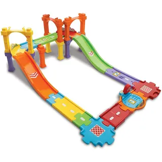 VTech Baby 80-188204 - Tut Tut Baby Flitzer, Straßen- und Brückenset groß, Deutsche Version