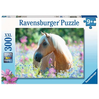 Puzzle Pferd Im Blumenmeer 300-Teilig