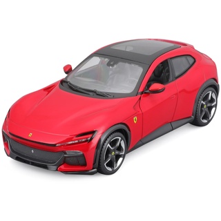 Bburago Ferrari Purosangue: Modellauto im Maßstab 1:24, rot (18-26030)