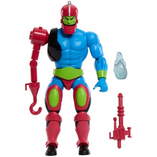 Masters of the Universe Origins-Spielzeug, Trap Jaw-Actionfigur aus der Cartoon-Kollektion, ca. 14 cm großer MOTU-Schurke, Zubehör und Mini-Comic, HYD28