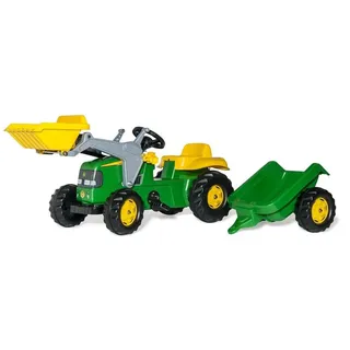 rolly toys® Tretfahrzeug 023110 rollyKid John Deere, rollyKid mit Frontlader und