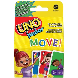 Mattel Games UNO Junior Move interaktives Kartenspiel Kinderspiel