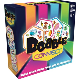 Zygomatic | Dobble Connect | Familienspiel | Kartenspiel | 2-8 Spieler | Ab 8+ Jahren | 15 Minuten | Deutsch
