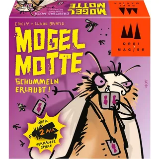 Drei Magier Spiele Spiel Mogel Motte, Kartenspiel, Made in Germany bunt