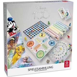 ASS Altenburg 10038773-0001 - Disney 100 - Spielesammlung, für 2-4 Spieler, ab 5 Jahren (DE-Ausgabe) (Französisch)