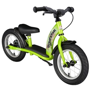 BIKESTAR Kinder Laufrad Lauflernrad Kinderrad für Jungen und Mädchen ab 3-4 Jahre | 12 Zoll Classic Kinderlaufrad | Grün | Risikofrei Testen