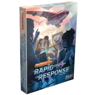 Z-Man Games , Pandemic Rapid Response, Board Game, Ages 8+, for 2 to 4 Players, 20 Minutes Playing Time