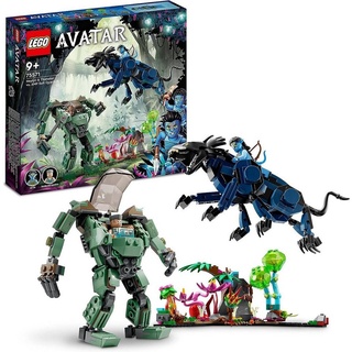 LEGO® Konstruktions-Spielset Avatar - Neytiri und Thanator vs. Quaritch im MPA (75571), (560 St)