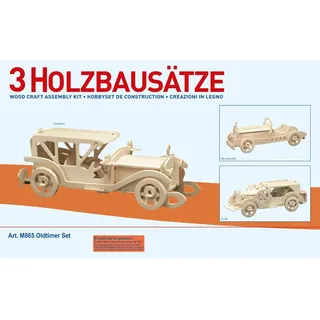 Holzbausatz 3 x Oldtimer