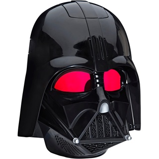 Star Wars Darth Vader Elektronische Maske mit Stimmverzerrer, Spielzeug für Kids ab 5 für Rollenspiele mit Soundeffekten