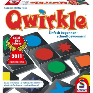 Schmidt Spiele GmbH Spiel, Schmidt Spiele Familienspiel Zuordnungsspiel Qwirkle 49014
