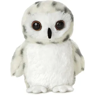 Aurora World Aurora, 31345, Mini Flopsie Schneeeule, 20cm, Plüschtier, weiß