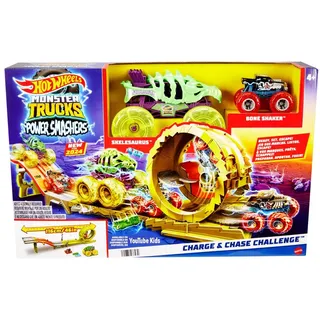 Hot Wheels Spielzeug-Auto Monster Trucks Power Verfolgungsjagd