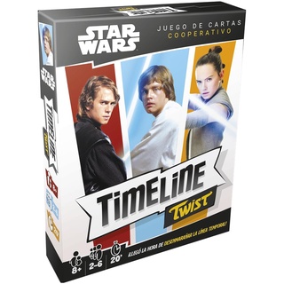 Zygomatic Timeline Twist Star Wars, kooperatives Kartenspiel für Erwachsene und Familien, ab 7 Jahren, 2 bis 8 Spieler, 15 Minuten pro Spiel, Spanisch