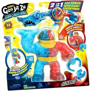 Moose Toys 42685 - HEROES OF GOO JIT ZU - Deep Goo Sea - Double Goo Attack Pack - Tyro