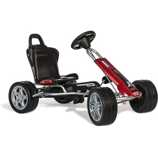 Ferbedo Go X-Racer (Gokart/Kart in rot-schwarz mit Kunststoffreifen, ab ca. 3-8 Jahre) 104000